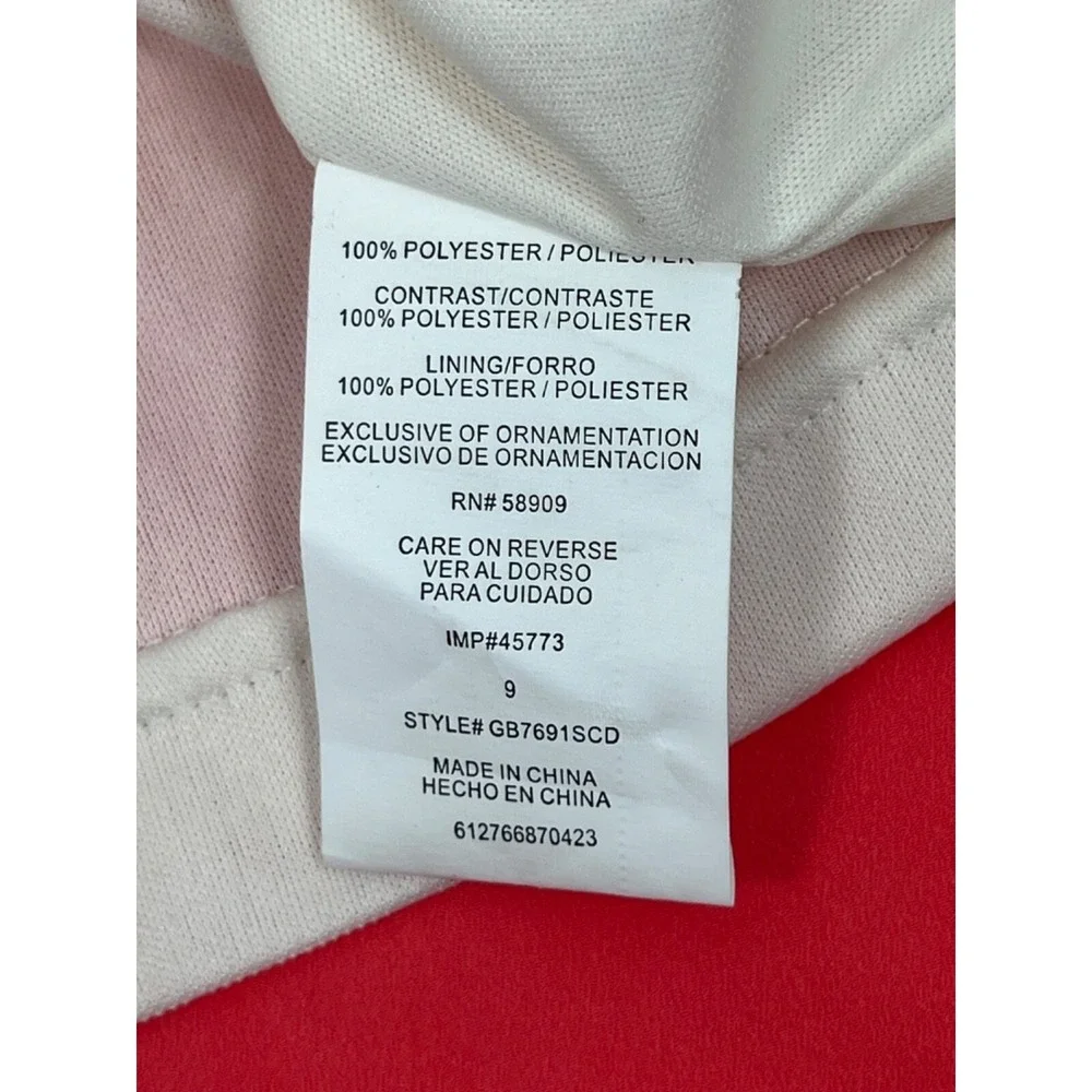 GB Teen Girls Size 9 Dress‎ Long Sleeves White And Pink